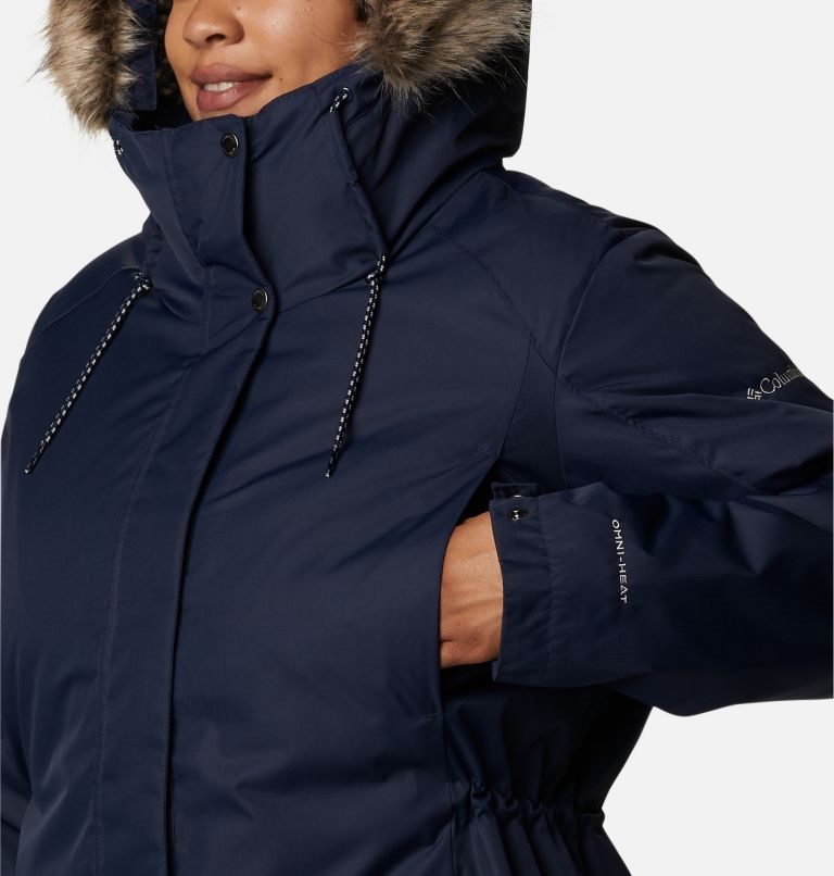 Jachete Izolate Columbia Suttle Mountain II Dama Bleumarin | Plus Size LG9A7M801